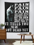 Home Gym Decor Banner Flag Tapestry Motivational Quotes