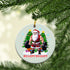 Gym Christmas Ornament Muscle Santa No Lift No Gift