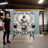 Gym Banner Jesus is My Spotter with Barbell and Lifting Belt 11307