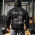 Train Till Death Raven and Skull Gym Hoodie 11313