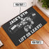 Personalized Bodybuilding Home Gym Decor Lift Or Leave Door Mat