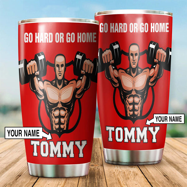 Personalized Tumbler Cup Gym Old Man Workout Gifts – Style My Pride