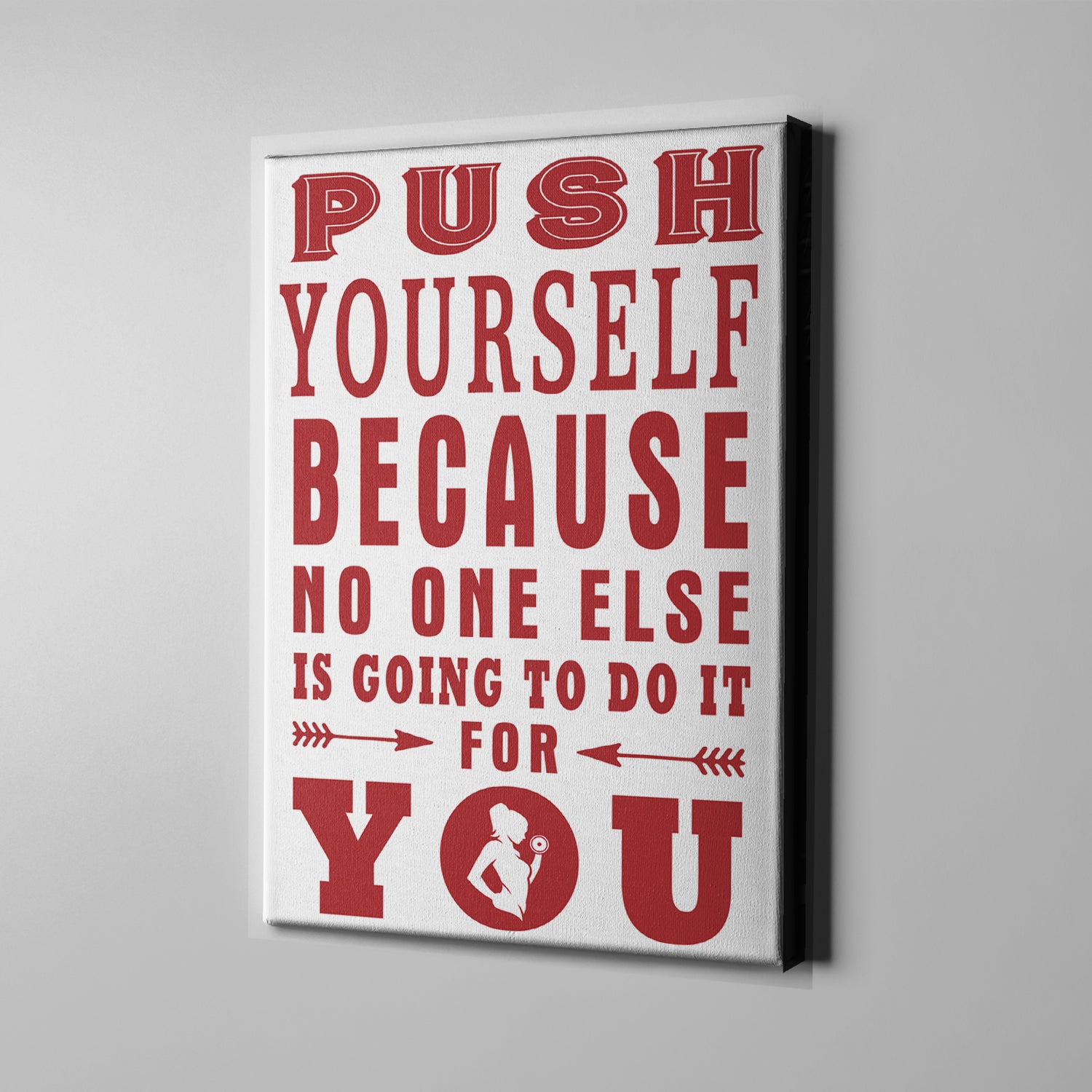 Gym Poster Canvas Gym Wall Art Fitness Gifts Motivational Quotes