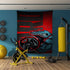 Home Gym Decor Banner Flag Tapestry Crocodile With Dumbbells