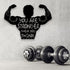 Gym Custom Metal Sign Gym Wall Art Bodybuilding Barbell Weightlifting Gift