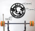 Gym Custom Metal Sign Gym Wall Art Barbell Weightlifting Gift