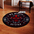 Personalized Fitness Gym Round Rug Home Gym Decor Bodybuilding gift