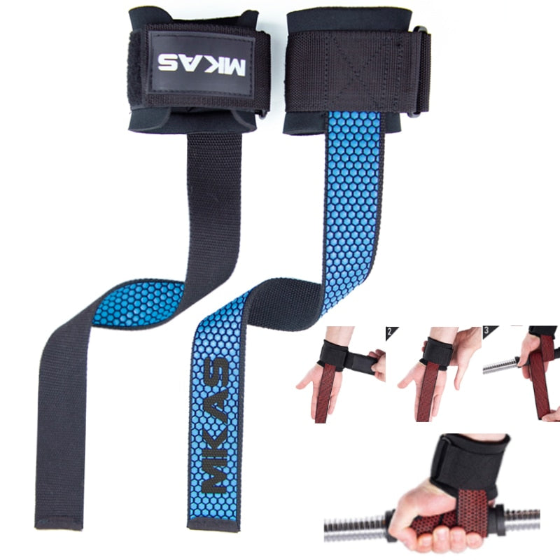 Weight lifting Wrist Straps Fitness Bodybuilding Lifting Straps with Non Slip