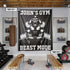 Personalized Gym Flag Gorilla Beast Mode 11343